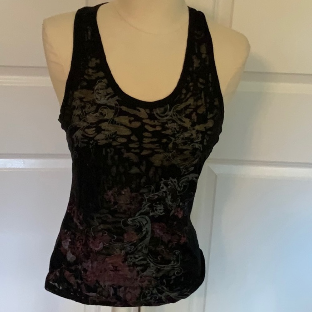 Black See-through tank